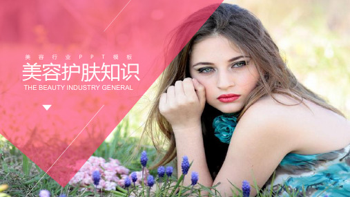 美容行业美容护肤知识PPT
