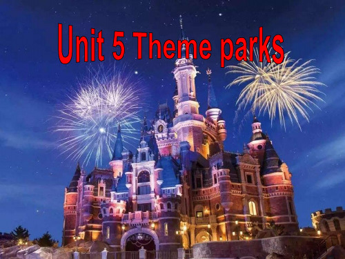 人教版高中英语必修四Unit 5 Theme parks   Writing课件(共13张PPT)