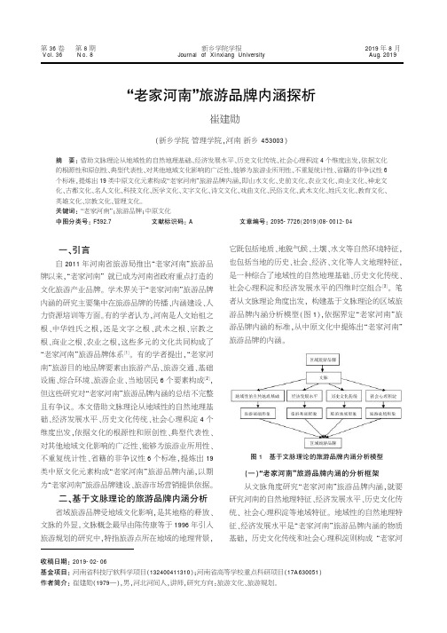“老家河南”旅游品牌内涵探析