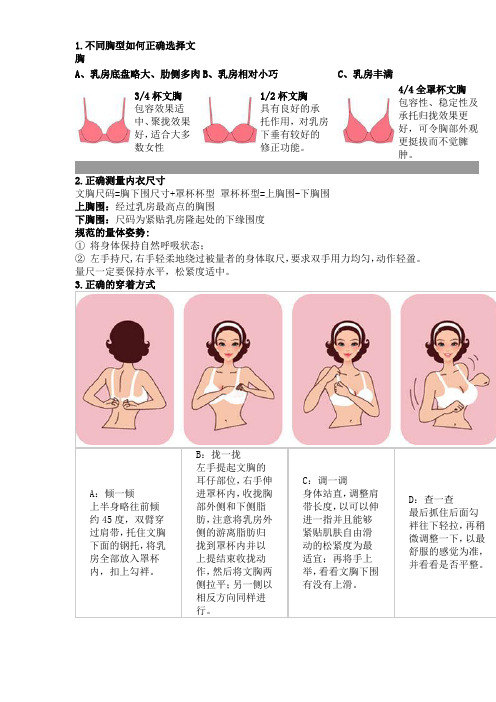 女生BAR的正确穿戴以及尺寸