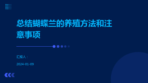 总结蝴蝶兰的养殖方法和注意事项