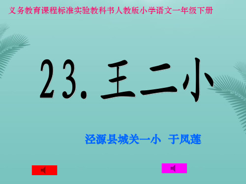 《王二小》.优秀精选PPT