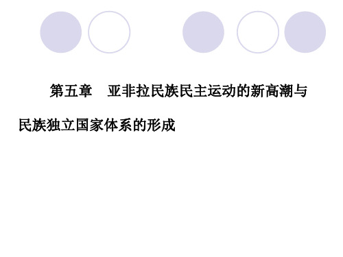 第五章亚非拉民族民主运动的新高潮与民族独立国家体系的形成2