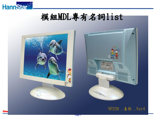 LCM专业名词