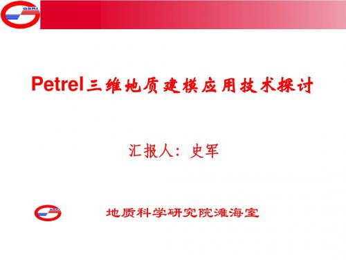 2.Petrel三维地质建模应用技术探讨