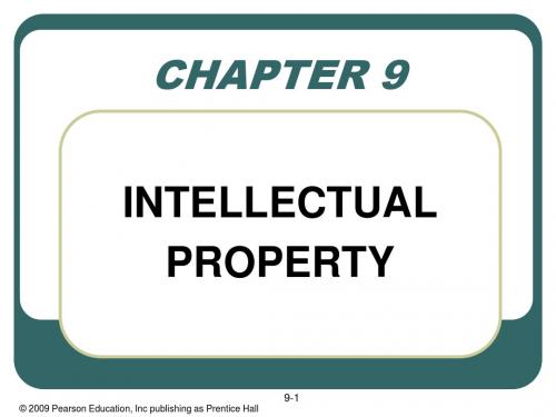 国际商法CHAPTER 9