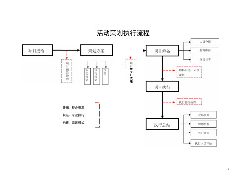 活动项目执行流程图经典