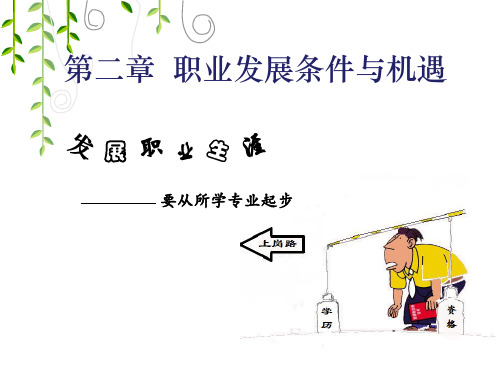 第二单元第一课发展职业生涯要从所学专业起步ppt课件