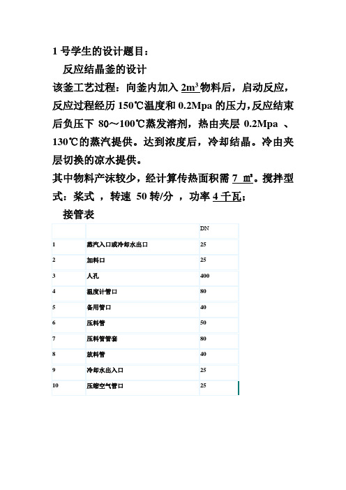 1.结晶釜的设计Microsoft Word 文档
