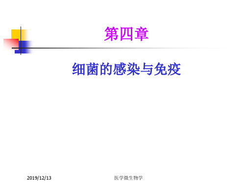 医学微生物学课件--第4章 细菌的感染与免疫.ppt
