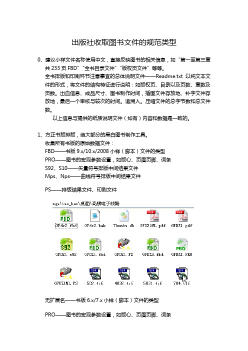 出版社排版文件规范