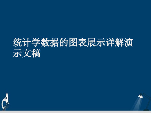 统计学数据的图表展示详解演示文稿