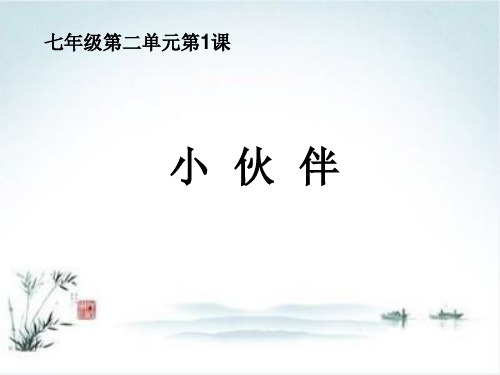 人教版七年级美术上册第2单元第1课：小伙伴