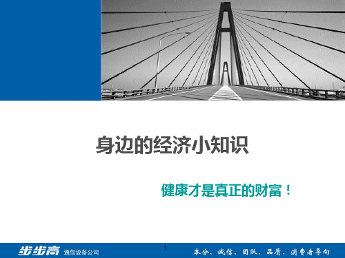 身边的经济小知识PPT课件