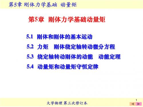第五章 刚体力学基础