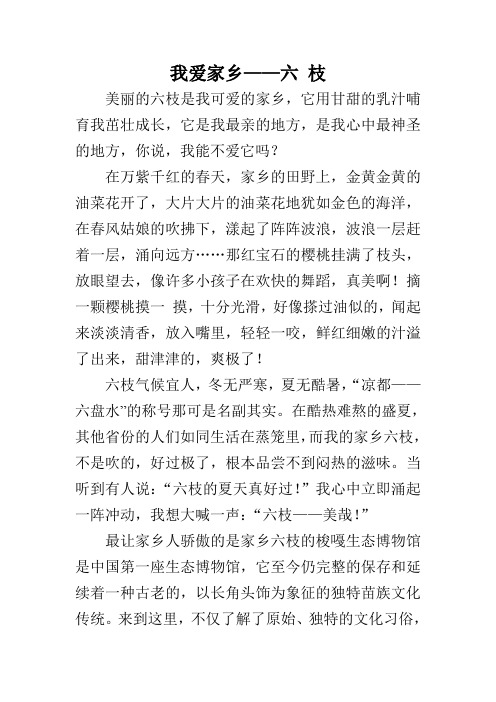 我爱家乡