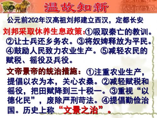第12课汉武帝巩固大一统王朝