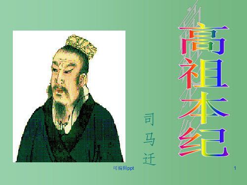 高中语文《高祖本纪》 苏教版选修《史记选读》