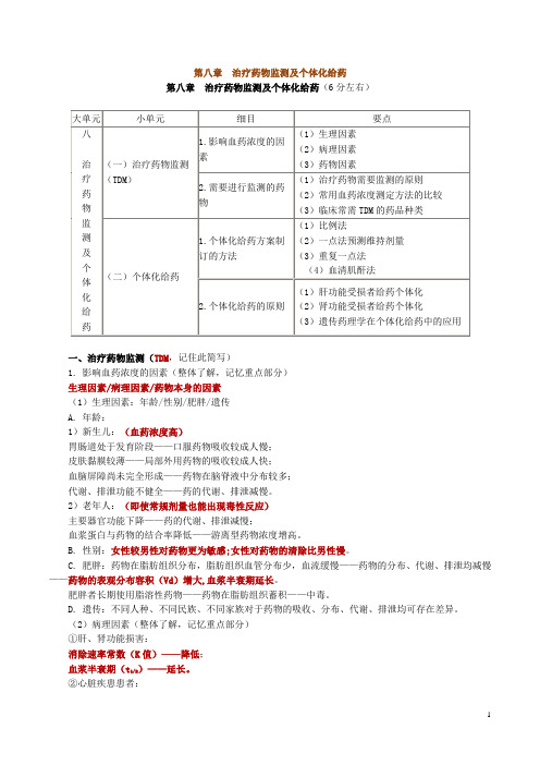 2010年执业药师考试辅导《药学综合知识与技能》讲义0801