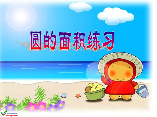 圆的面积练习