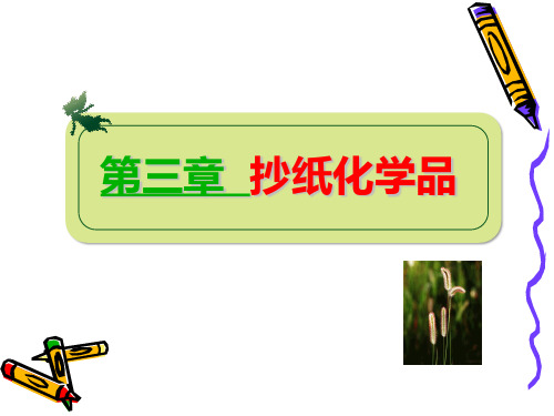 第三章抄纸化学品