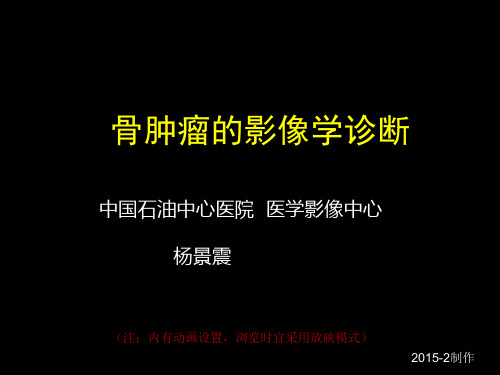 骨肿瘤影像学诊断(2015)