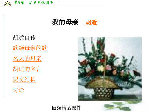 1.1《我的母亲》课 件(粤教必修2)