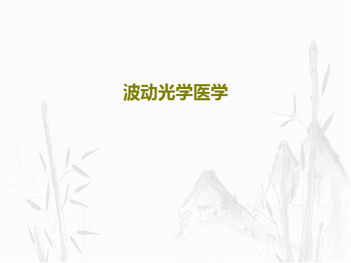 波动光学医学共82页文档