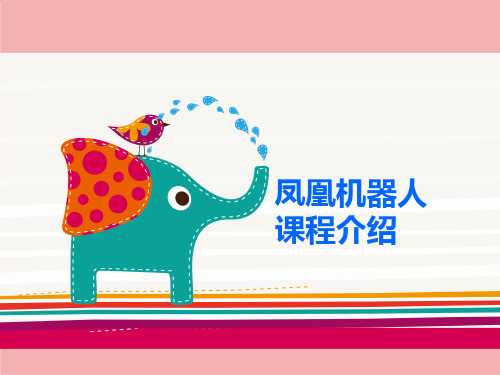 凤凰机器人课程介绍 无价格单