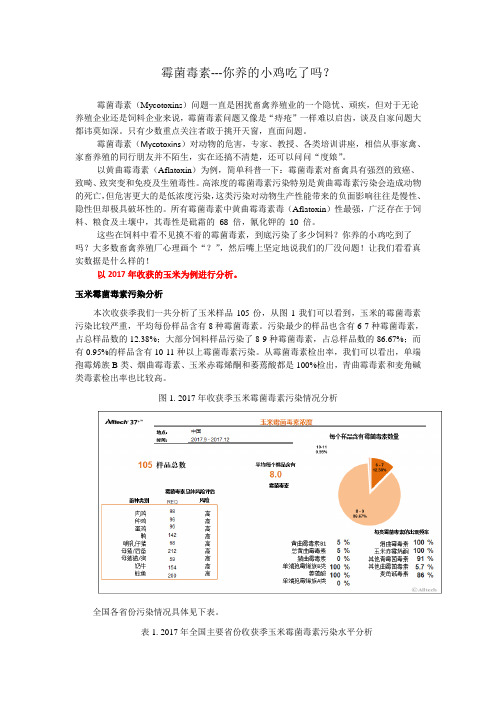 霉菌毒素---你的小鸡吃了吗？