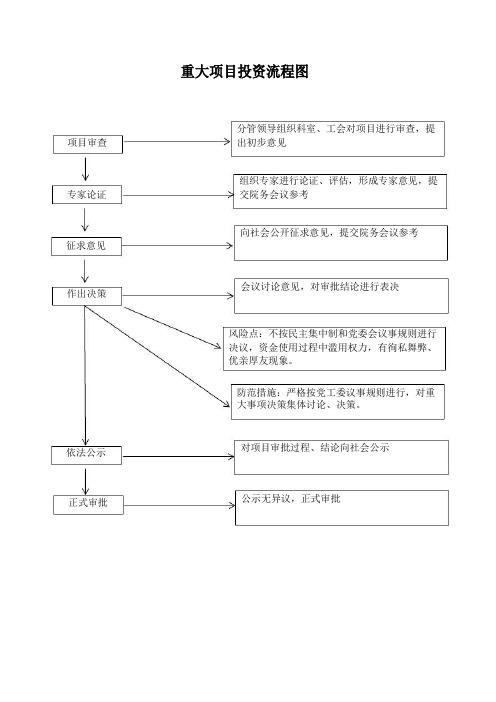 “三重一大”风险示意图