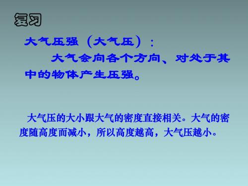 大气的压强PPT精品课件1