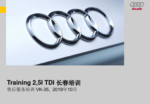 大众奥迪2.5LV6TDI4V柴油发动机技术培训课件