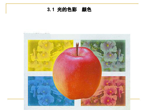 初中物理  光的色彩、颜色14 苏科版优秀课件