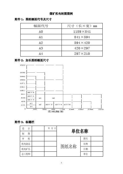 煤矿机电CAD制图图例