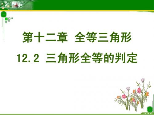 第十二章全等三角形课件第五课时HL