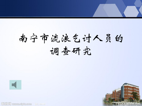 南宁市流浪乞讨调查报告
