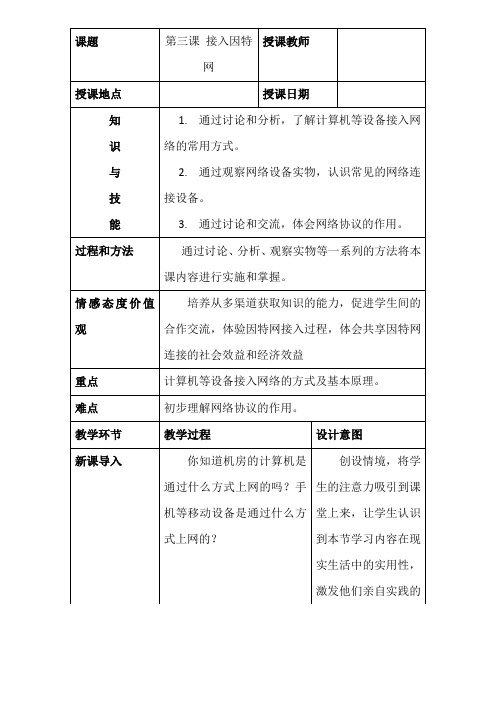 第三课 接入因特网