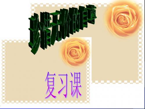 一珍惜无价的自尊复习课件(七年级人教版思品)