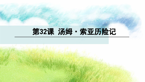 四年级下册语文(玉林地区)课件-32 汤姆·索亚历险记∣语文S版 (共30张PPT)