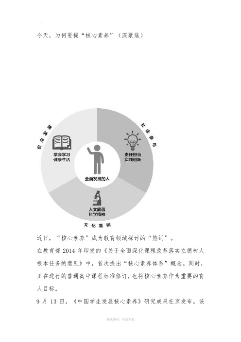 “核心素养”