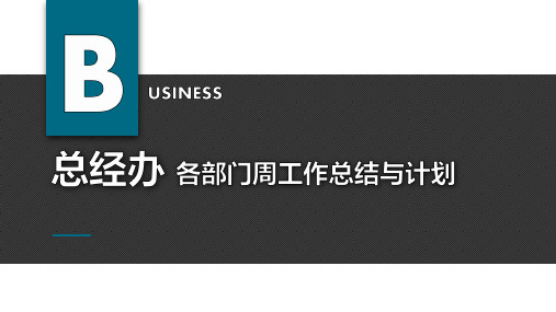 策划部工作周总结与计划ppt课件