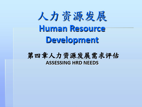 人力资源发展需求评估(ppt 43页)
