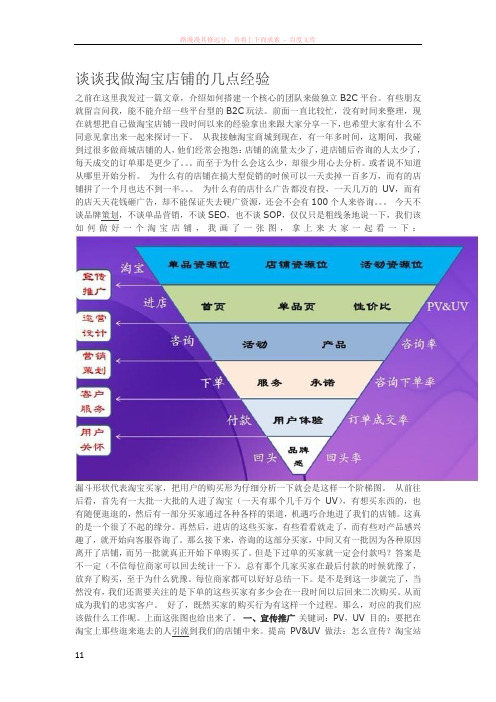 谈谈我做淘宝店铺的几点经验