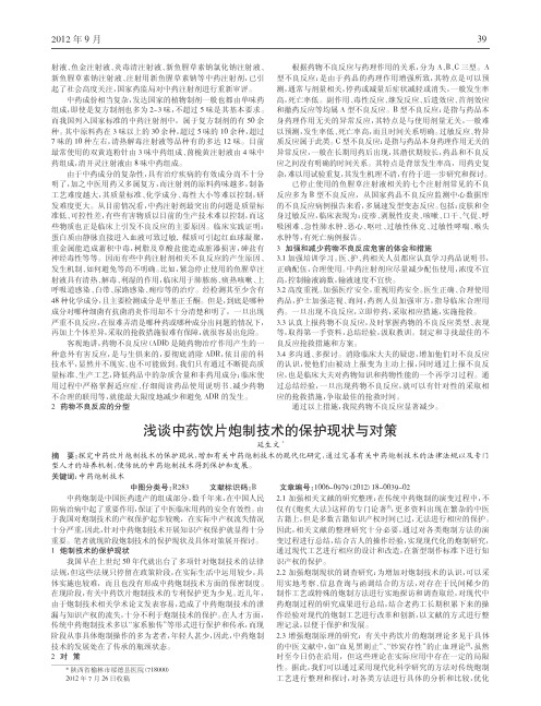 中药饮片炮制技术保护现状与对策