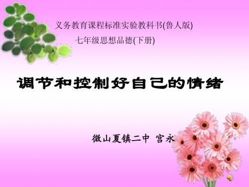 调节和控制好自己的情绪