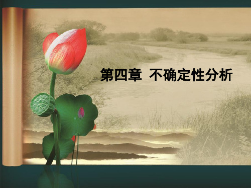 第四章不确定性分析PPT课件
