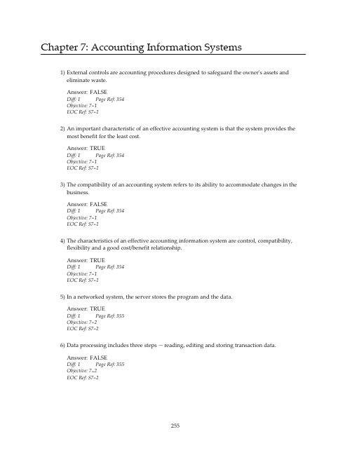 《会计学》(第7版)试题库 horngren_acct7_ch07tif