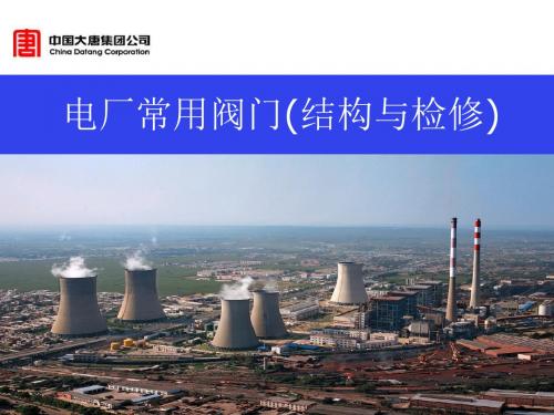 阀门结构与检修