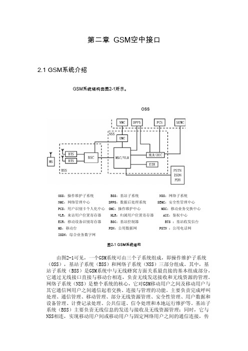 2.0第二章 GSM空中接口